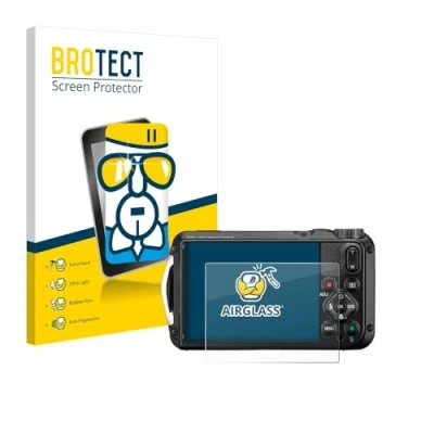 Abbildung von BROTECT Schutzglas für Ricoh Pentax WG 8 Schutzfolie Panzer Folie Glas [Extrem Kratzfest 9H, Anti Fingerprint, Ultra Transparent]