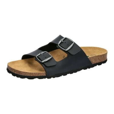 Abbildung von LICO Pantolette Bioline flach, Herren, Größe: 43, Schwarz Schuhe