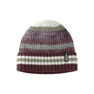 Abbildung von Jack Wolfskin Unisex Kinder Night Hiker K Beanie Mütze, Boysenberry/Wild Blossom, M EU