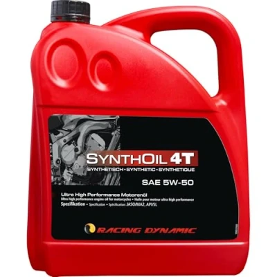 Abbildung von Racing Dynamic Motoröl Synthoil 4T SAE 5W 50 synthetisch 4000 ml