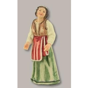 Abbildung von Unbekannt Krippenfiguren Bäuerin geeignet für 8cm Figuren