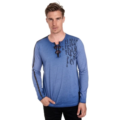 Abbildung von Rusty Neal Langarmshirt, Herren, Größe: Medium, Indigo