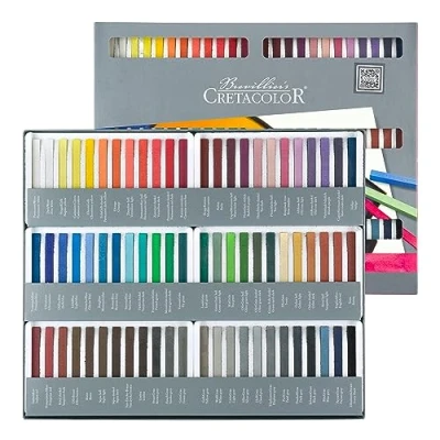 Abbildung von Cretacolor Pastelcarré Pastellkreiden, sortiert, 72er Kartonetui