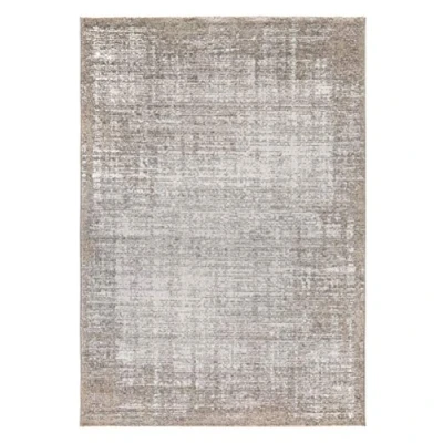 Abbildung von andiamo Webteppich moderner stilvoller Kurzflor Teppich robust und pflegeleicht aus 100% Polypropylen geeignet für Fußbodenheizung Saugroboter 133 x 190 cm Streifen Beige