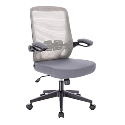 Abbildung von SVITA Tom Bürostuhl Schreibtischstuhl ergonomisch verstellbar mit Rollen Grau