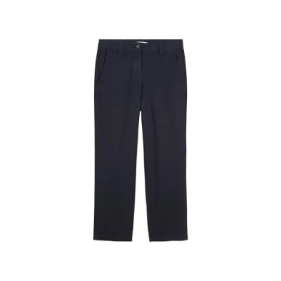 Abbildung von Marc O&#039;Polo Denim Damen Chinohose mit Stretch Anteil Relaxed Fit, Blau (Blue Depths), S