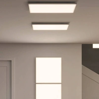 Abbildung von Paulmann 79826 LED Panel Velora eckig incl. 1x19,5 Watt dimmbar Deckenlampe Weiß matt Lichtpanel Metall Deckenlicht 2700 K
