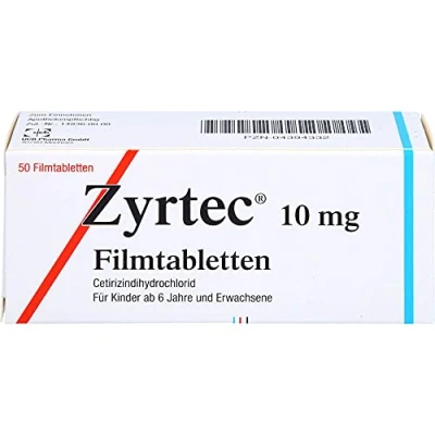 Abbildung von Zyrtec 10 mg Filmtabletten 50 St