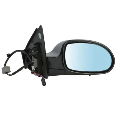 Abbildung von Außenspiegel Tyc 305 0019 rechts grundiert konvex, blau getönt, beheizbar, mit Temperatursensor, für elektr.Spiegelverstellung CITROËN: C5 II Kombi
