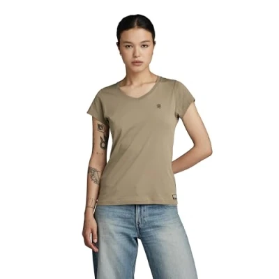 Abbildung von G Star Eyben SLIM V T 2.0 WMN Tshirt basic, Damen, Größe: Large, Shamrock