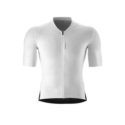 Abbildung von Gonso SITIVO Trikot M Herren Radtrikot, atmungsaktives Full Zip Trikot, Weiß