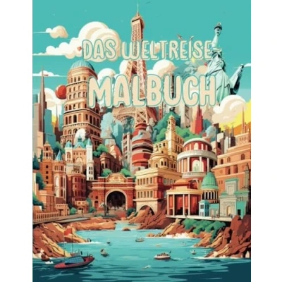 Abbildung von Das Weltreise Malbuch: Reise in 40 Bildern um die Welt Malbuch für Teenager und Erwachsene Szenen aus aller zum Ausmalen (Malbücher)