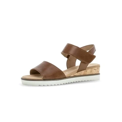 Abbildung von Gabor Comfort Keilsandalette, Damen, Größe: 43, Beige Schuhe