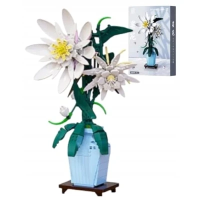 Abbildung von COIL Blumen aus Blöcken, Nachtblüher Epiphyllum, Baukasten, Spielbauklötze, (678 St), Botanische Sammlung, Wohndekor