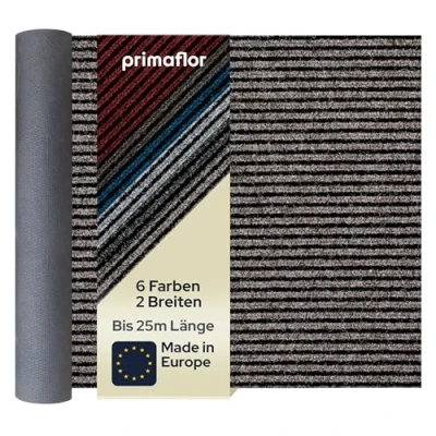 Abbildung von Primaflor Sauberlauf nach Maß Magnum, Beige, 1,00m x 4,50m, Rutschfester Schmutzfangläufer Meterware, Robuster Küchenläufer, Zuschneidbarer Teppichläufer, Eingangsmatte für Flur und Windfang