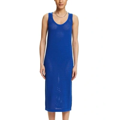 Abbildung von Esprit ÄRMELLOSES Strickkleid, Damen, Größe: XL, Bright blue