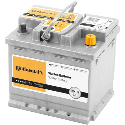 Abbildung von Continental Starter 2800012019280 Batterie 12V 55Ah 540A B13 HYUNDAI: Getz, i30 I Kombi, i20 Schrägheck, VOLKSWAGEN: Polo V Schrägheck