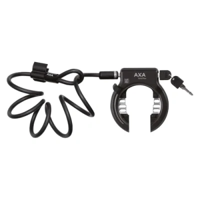 Abbildung von Ringschloß AXA Solid Plus + Newton PL150 Plug In Kabel (blister)