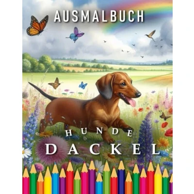 Abbildung von Dackel Zum Ausmalen und Relaxen: Malbuch für Erwachsene Kinder