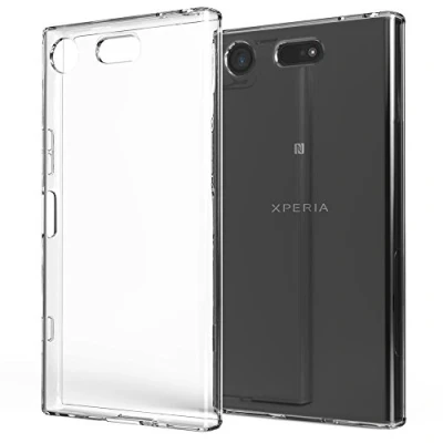 Abbildung von NALIA Handyhülle kompatibel mit Sony Xperia XZ1, Ultra Slim TPU Silikon Case Cover Crystal Clear Schutzhülle Dünn Durchsichtig, Backcover Hülle Etui Handy Tasche Transparent, Phone Bumper
