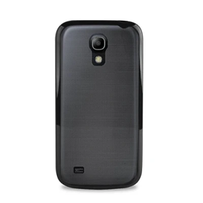 Abbildung von Puro Clear Cover für Samsung Galaxy S4 Mini schwarz
