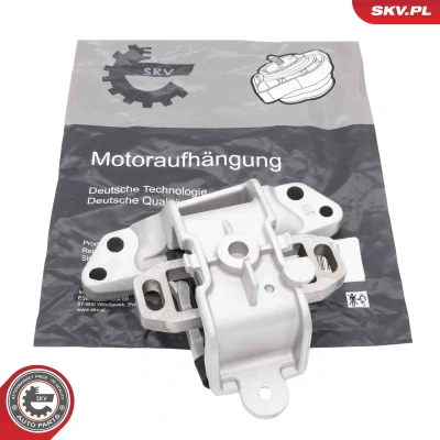 Abbildung von ESEN SKV 75SKV096 Motorlager links Gummimetalllager Aluminium, Gummi 202mm 119mm PEUGEOT: 407 SW, 508 I Limousine, CITROËN: C5 III Kombi, 3