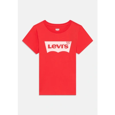 Abbildung von Levi&#039;s Batwing TEE Tshirt print für Kinder, Größe: 128, Poppy red