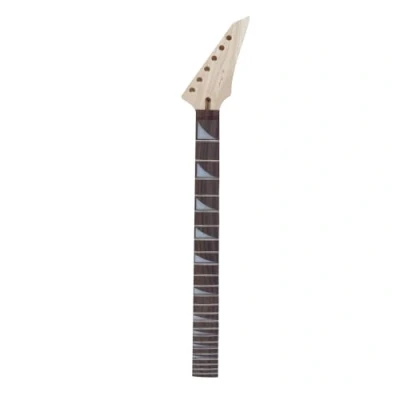 Abbildung von Yinfente E Gitarre Hals Ersatz 24 Bünde 25,5 Zoll Ahorn Palisander Griffbrett (Ahorn Palisander)