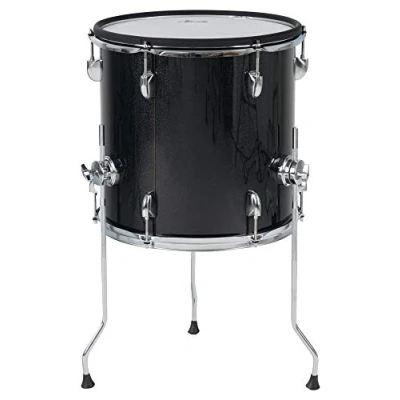 Abbildung von XDrum DD 670 Add On Set Dual Zone Pad im 14&quot; x Stand Tom Format Mit echtem Holzkessel Ideale Ergänzung für Black Sparkle
