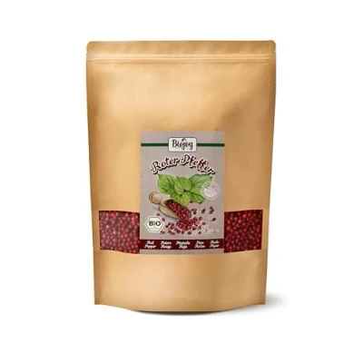Abbildung von Biojoy BIO Roter Pfeffer ganz (1 kg), rote Pfefferbeeren für Mühle (Schinus terebinthifolia)