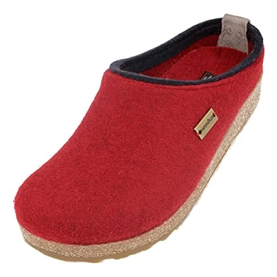 Abbildung von HAFLINGER Grizzly Kris Filzpantoffel Hausschuh Filzclog Paprika, Gr. 35