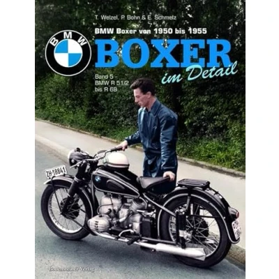 Abbildung von BMW Boxer von 1950 bis1955; im Detail: Band 5 R51/2 bis R 68