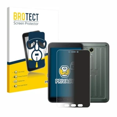 Abbildung von BROTECT Anti Spy Blickschutzfolie für Samsung Galaxy Tab Active 5 (Hochformat) Privacy Screen Protector [Displayschutz, Sichtschutz, Blaulichtfilter]