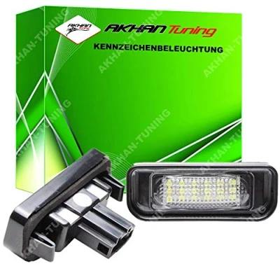 Abbildung von KB59 Fehlerfrei Kennzeichenbeleuchtung, Nummerschildbeleuchtung Xenon Weiß Plug&amp;Play CanBus Kompatibel mit S Klasse (W220) ab 1998 &gt;