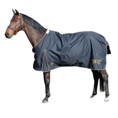Abbildung von Harry&#039;s Horse Regendecke Thor Fleece BlueberryVerkauft von Agradi