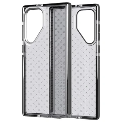 Abbildung von tech21 Evo Check für Samsung Galaxy S22 Ultra Schutzhülle mit 4,8 m Multi Drop Schutz Smokey Black