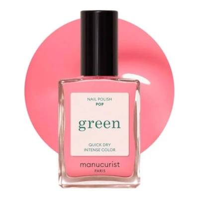 Abbildung von Manucurist Green Nagellack Pastell Rosa Klassischer, natürlicher 9 Free Pop Veganer Nagel Lack mit natürlichen Inhaltsstoffen (84%) Maniküre Nagelpflege 15 ml