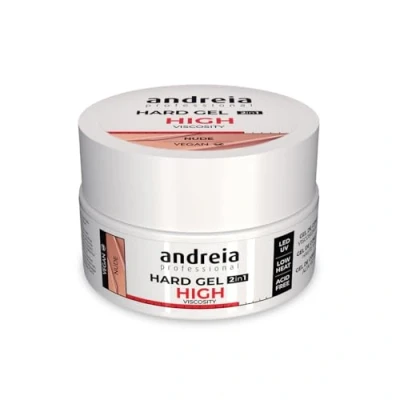Abbildung von Andreia Profi 2 in 1 LED und UV Gel Hohe Viskosität für harte starke Nägel Aufbaugel Nude 44g