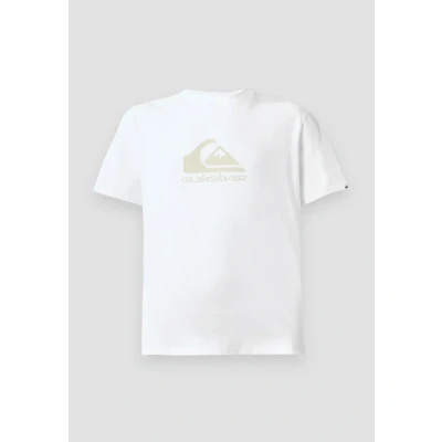 Abbildung von Quiksilver T Shirt mit kurzen Ärmeln, EV Com Logo, SS, Weiß, S