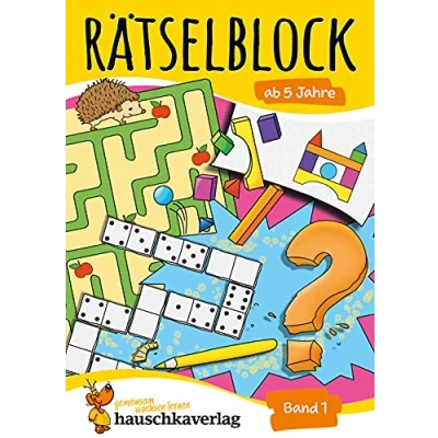 Abbildung von Rätselblock Band 1 ab 5J A5 Block hauschka Verlag