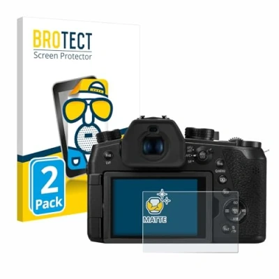 Abbildung von BROTECT Entspiegelungs Schutzfolie für Panasonic Lumix DMC FZ1000 II (2 Stück) Matte Displayschutz Folie, Anti Reflex, Fingerprint