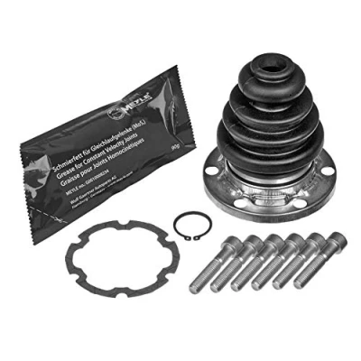 Abbildung von MEYLE 100 498 0043 Achsmanschette getriebeseitig, Vorderachse Gummi ORIGINAL Quality AUDI: A4 B5 Limousine, Avant, C3 Avant