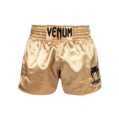 Abbildung von Venum Classic MUAY THAI Short kurze Sporthose goldcoloured/black, Herren, Größe: XXL, Gold coloured/black
