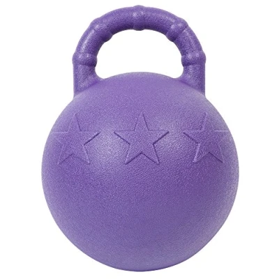 Abbildung von Pfiff 102446 Pferdespielball Fruitstar, Spielball mit Minz Aroma, Selbstaufblasend, Lila 25cm