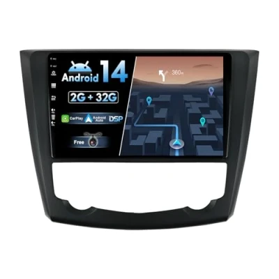 Abbildung von JOYX Android 12 IPS Autoradio Passt für Renault Kadjar (2015 2019) Eingebautes CarPlay Auto KOSTENLOS Rückfahrkamera 2G+32G 9 Zoll 2 Din DSP DAB Lenkradsteuerung WiFi Fast boot 4G BT