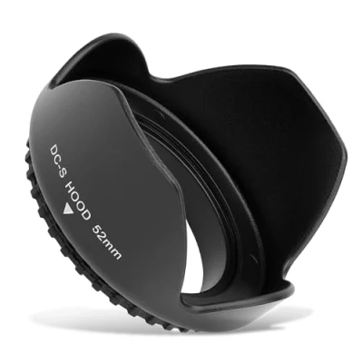 Abbildung von CELLONIC® Gegenlichtblende kompatibel mit Ø 52mm Filtergewinde Objektiv Sonnenblende Kamera Streulichtblende Lens Hood