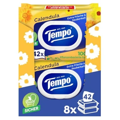 Abbildung von Tempo Toilettenpapier feucht, Mein Verwöhnmoment, 8 x 2 42 Tücher