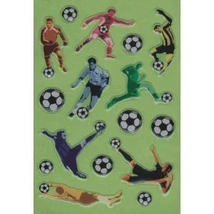 Abbildung von HERMA Sticker MAGIC &quot;Fuáballer in Aktion&quot;, Stone