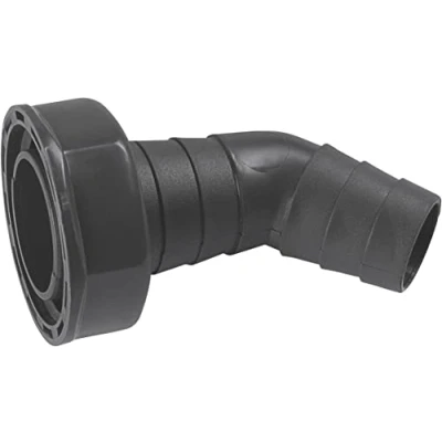 Abbildung von Cornat Rezyklat Schlauchanschluss 45 Abzweig 1 Zoll IG Ø 21 mm 23 Hergestellt aus recycelten Kunststoffen Made in Germany Qualität / Winkel Maschinenanschluss TEC356398R
