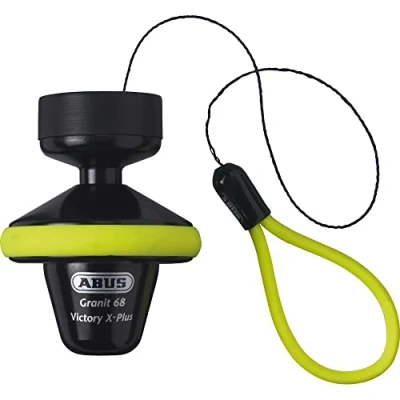 Abbildung von ABUS Motorrad Granit Victory XPLUS 68 III Schwarz / Gelb SRA genehmigt